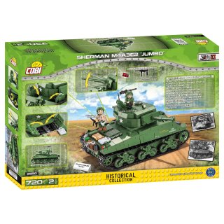COBI® 2550 - Sherman M4A3E2 Jumbo - 720 Bauteile