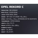 COBI® 24333 - Opel Rekord C Schwarze Witwe - 2078 Bauteile