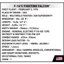 COBI® 5814 - F-16® C Fighting Falcon® Poland - 415 Bauteile