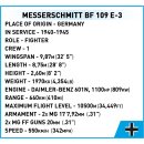 COBI® 5727 - Messerschmitt BF 109 E-3 - 333 Bauteile