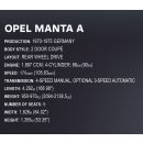 COBI® 24339 - 1970 Opel Manta A - 1905 Bauteile