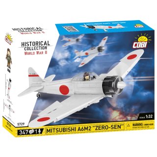 COBI® 5729 - Mitsubishi A6M2 "Zero-Sen" - 347 Bauteile