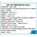 COBI® 5825 - Lim-5 ( MiG-17F ) East Germany Air Force - 575 Bauteile