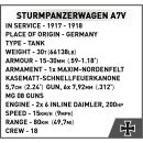 COBI® 2989 - Sturmpanzerwagen A7V - 840 Bauteile