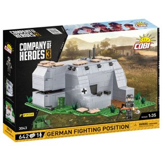 COBI® 3043 - CoH3 German Fighting Position - 642 Bauteile