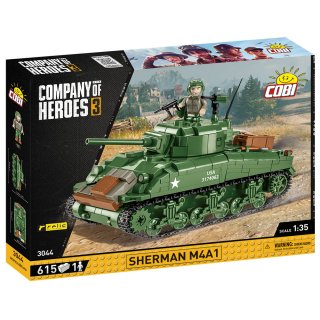 COBI® 3044 - CoH3 Sherman M4A1 - 615 Bauteile