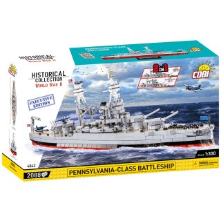 COBI® 4842 - Pennsylvania-Class Battleship Executive Edition - 2088 Bauteile /*beschädigter Karton