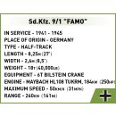 COBI® 2281 - Sd.Kfz. 9/1 FAMO - 498 Bauteile