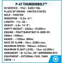 COBI® 5736 - P-47 Thunderbolt™ & Tank Trailer - Executive Edition - 567 Bauteile