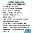 COBI® 4846 - U-Boot XXVII Seehund - 181 Bauteile