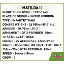 COBI® 2284 - Battle of Arras Matilda II vs. Panzer 38(t) - 1015 Bauteile