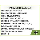 COBI® 2712 - Panzer III Ausf. J - 292 Bauteile