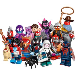 LEGO® Minifiguren 71050 - Spider-Man Minifiguren Across the Spider-Verse - Komplettsatz alle 12 Figuren