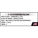 COBI® 5914 - F-16 D Fighting Falcon [USA] - 436 Bauteile
