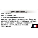 COBI® 4859 - U-Boot Sous Marin SNLE - 643 Bauteile