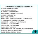 COBI® 4826 - Aircraft Carrier Graf Zeppelin - 3136 Bauteile